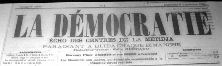 Blida : la Dmocratie